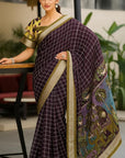 KALAMKARI TISSUE SAREE