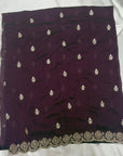 LUXURY DESIGNER SAREE WITH HEAVY EMBROIDERY WORK