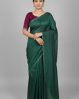 DESIGNER STONE SAREE WITH STONE WORK BLOUSE PIECE