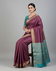 KANJIVARAM SOFT SILK SAREE WITH UNSTITCHED BLOUSE PIECE