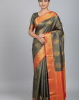 KANJIVARAM SEMI SILK SAREE