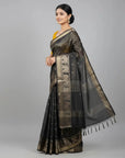 BANARASI SOFT SILK SAREE WITH UNSTITCHED BLOUSE PIECE