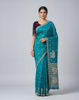 LUXURY DESIGNER SAREE WITH HEAVY EMBROIDERY WORK