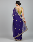 LUXURY DESIGNER SAREE WITH UNSTITCHED BLOUSE PIECE