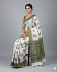 TRADITIONAL INDIAN KALAMKARI COTTON SAREE