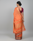 BANARASI SILK SAREE WITH UNSTITCHED BLOUSE PIECE