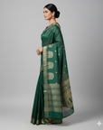 BANARASI SOFT SILK WITH UNSTITCHED BLOUSE PIECE