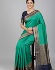 BANARASI SILK SAREE WITH UNSTITCHED BLOUSE PIECE