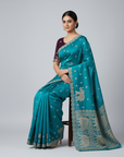 LUXURY DESIGNER SAREE WITH HEAVY EMBROIDERY WORK