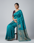 LUXURY DESIGNER SAREE WITH HEAVY EMBROIDERY WORK