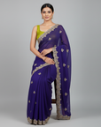 LUXURY DESIGNER SAREE WITH UNSTITCHED BLOUSE PIECE