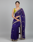 LUXURY DESIGNER SAREE WITH UNSTITCHED BLOUSE PIECE