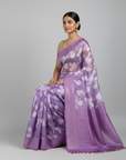 LUCKNAVI DIGITAL SILK SAREE