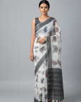 TRADITIONAL INDIAN KALAMKARI COTTON SAREE