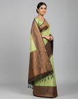 KANJIVARAM SEMI SILK SAREE