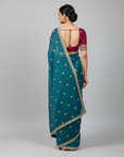 LUXURY DESIGNER SAREE WITH UNSTITCHED BLOUSE PIECE