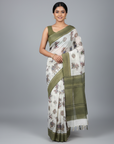 TRADITIONAL INDIAN KALAMKARI COTTON SAREE