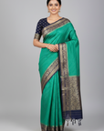 BANARASI SILK SAREE WITH UNSTITCHED BLOUSE PIECE