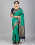 BANARASI SILK SAREE WITH UNSTITCHED BLOUSE PIECE
