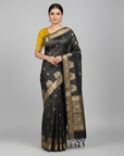 BANARASI SOFT SILK SAREE WITH UNSTITCHED BLOUSE PIECE
