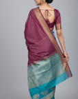 KANJIVARAM SOFT SILK SAREE WITH UNSTITCHED BLOUSE PIECE