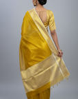 PREMIUM GOLDEN TISSUE SILK SAREE