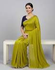 DESIGNER STONE SAREE WITH STONE WORK BLOUSE PIECE