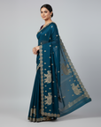 LUXURY DESIGNER SAREE WITH HEAVY EMBROIDERY WORK