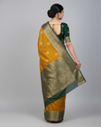 KANJIVARAM SOFT SILK SAREE WITH UNSTITCHED BLOUSE PIECE