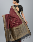 BANARASI SILK SAREE WITH UNSTITCHED BLOUSE PIECE