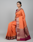 BANARASI SILK SAREE WITH UNSTITCHED BLOUSE PIECE