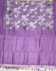 LUCKNAVI DIGITAL SILK SAREE