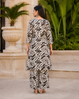 Abstract printed co-ord set