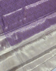 KANJIVARAM SILK SAREES-LAVENDER WITH SILVER ZARI WORK