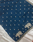 LUXURY DESIGNER SAREE WITH HEAVY EMBROIDERY WORK
