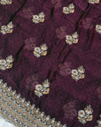 LUXURY DESIGNER SAREE WITH EMBROIDERY WORK