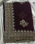 LUXURY DESIGNER SAREE WITH EMBROIDERY WORK