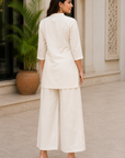 Pure cotton embroidery co-ord set