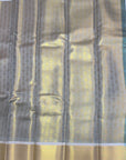 PREMIUM BLUE TISSUE SILK SAREE
