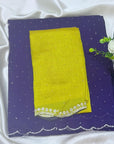 DESIGNER STONE SAREE WITH STONE WORK BLOUSE PIECE