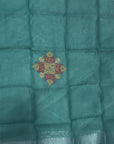 PREMIUM TISSUE SILK SAREE WITH DESIGNER BLOUSE UNSTITCHED