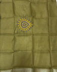 PREMIUM TISSUE SILK SAREE WITH DESIGNER BLOUSE UNSTITCHED