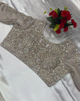 DESIGNER SAREE WITH HEAVY WORK BLOUSE