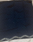 DESIGNER STONE SAREE WITH STONE WORK BLOUSE PIECE