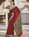 KALAMKARI TISSUE SAREE