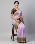 KANJIVARAM SOFT SILK SAREE WITH UNSTITCHED BLOUSE PIECE