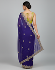 LUXURY DESIGNER SAREE WITH UNSTITCHED BLOUSE PIECE