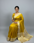 PREMIUM GOLDEN TISSUE SILK SAREE