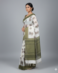 TRADITIONAL INDIAN KALAMKARI COTTON SAREE