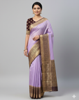 KANJIVARAM SOFT SILK SAREE WITH UNSTITCHED BLOUSE PIECE